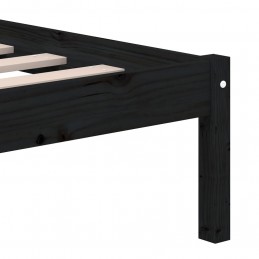 Acquista Giroletto Nero in Legno Massello di Pino 140x190 cm con riferimento GHV-3101202 della ditta GARDENHOME