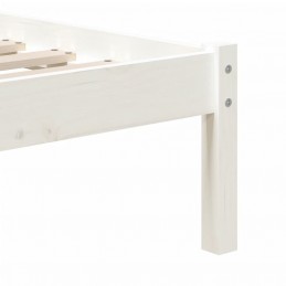 Acquista Giroletto Bianco in Legno Massello di Pino 90x200 cm con riferimento GHV-3101204 della ditta GARDENHOME