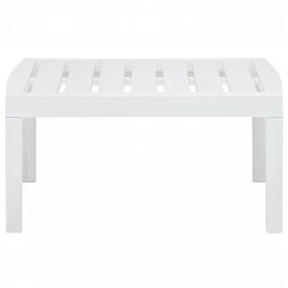 Acquista Tavolo da Giardino Bianco 78x55x38 cm in Plastica con riferimento GHV-48814 della ditta GARDENHOME
