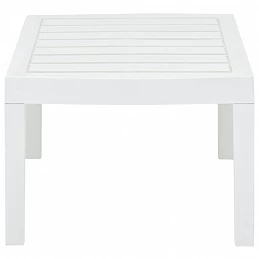 Acquista Tavolo da Giardino Bianco 78x55x38 cm in Plastica con riferimento GHV-48814 della ditta GARDENHOME
