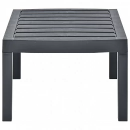 Acquista Tavolo da Giardino Antracite 78x55x38 cm in Plastica con riferimento GHV-48815 della ditta GARDENHOME