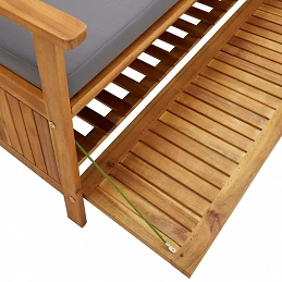 Acquista Cassapanca da Giardino 120 cm in Legno Massello di Acacia con riferimento GHV-310276 della ditta GARDENHOME