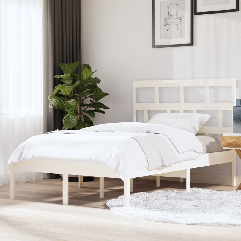 Acquista Giroletto Bianco in Legno Massello di Pino 140x200 cm con riferimento GHV-3101219 della ditta GARDENHOME