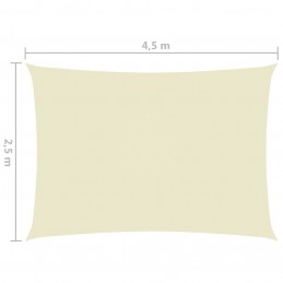 Acquista Parasole a Vela Oxford Rettangolare 2,5x4,5 m Crema con riferimento GHV-135208 della ditta GARDENHOME