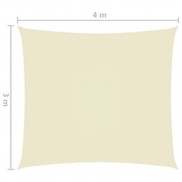 Acquista Parasole a Vela Oxford Rettangolare 3x4 m Crema con riferimento GHV-135210 della ditta GARDENHOME