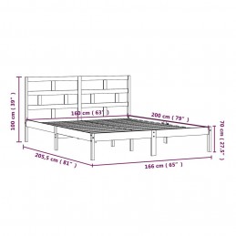 Acquista Giroletto in Legno Massello di Pino 160x200 cm con riferimento GHV-3101228 della ditta GARDENHOME