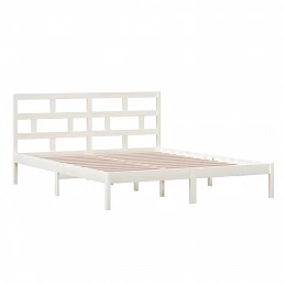 Acquista Giroletto Bianco in Legno Massello di Pino 160x200 cm con riferimento GHV-3101229 della ditta GARDENHOME