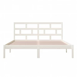 Acquista Giroletto Bianco in Legno Massello di Pino 160x200 cm con riferimento GHV-3101229 della ditta GARDENHOME