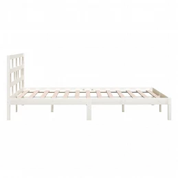 Acquista Giroletto Bianco in Legno Massello di Pino 160x200 cm con riferimento GHV-3101229 della ditta GARDENHOME