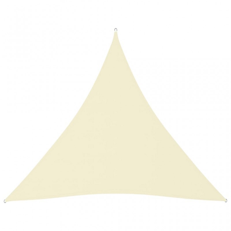 Acquista Parasole a Vela Oxford Triangolare 3x3x3 m Crema con riferimento GHV-135225 della ditta GARDENHOME