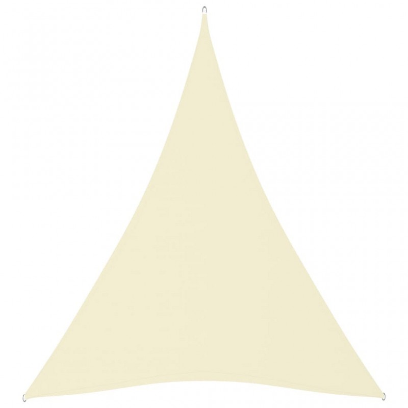 Acquista Parasole a Vela Oxford Triangolare 4x5x5 m Crema con riferimento GHV-135234 della ditta GARDENHOME