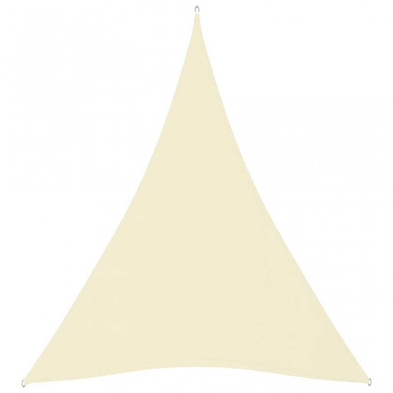 Acquista Parasole a Vela Oxford Triangolare 5x6x6 m Crema con riferimento GHV-135236 della ditta GARDENHOME
