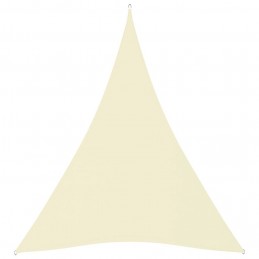 Acquista Parasole a Vela in Tessuto Oxford Triangolare 5x7x7m Crema con riferimento GHV-135237 della ditta GARDENHOME