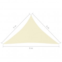 Acquista Parasole a Vela Oxford Triangolare 5x5x6 m Crema con riferimento GHV-135238 della ditta GARDENHOME