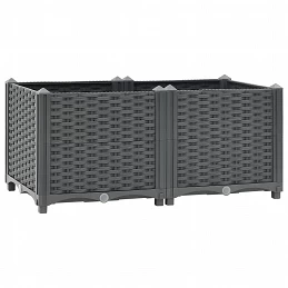 Acquista Fioriera Rialzata 80x40x38 cm in Polipropilene con riferimento GHV-310402 della ditta GARDENHOME