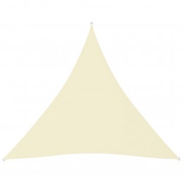 Acquista Parasole a Vela in Tessuto Oxford Triangolare 6x6x6m Crema con riferimento GHV-135240 della ditta GARDENHOME