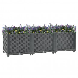 Acquista Fioriera Rialzata 120x40x38 cm in Polipropilene con riferimento GHV-310403 della ditta GARDENHOME