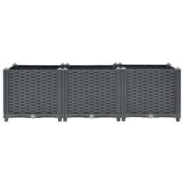 Acquista Fioriera Rialzata 120x40x38 cm in Polipropilene con riferimento GHV-310403 della ditta GARDENHOME