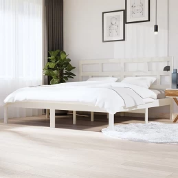 Acquista Giroletto Bianco in Legno Massello di Pino 200x200 cm con riferimento GHV-3101239 della ditta GARDENHOME