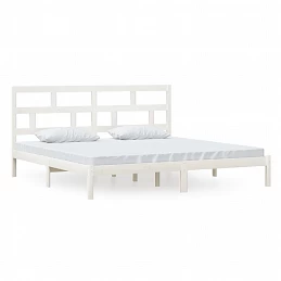Acquista Giroletto Bianco in Legno Massello di Pino 200x200 cm con riferimento GHV-3101239 della ditta GARDENHOME
