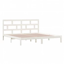 Acquista Giroletto Bianco in Legno Massello di Pino 200x200 cm con riferimento GHV-3101239 della ditta GARDENHOME