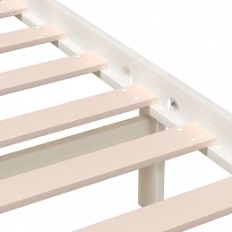Acquista Giroletto Bianco in Legno Massello di Pino 200x200 cm con riferimento GHV-3101239 della ditta GARDENHOME