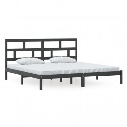 Acquista Giroletto Nero in Legno Massello di Pino 200x200 cm con riferimento GHV-3101242 della ditta GARDENHOME