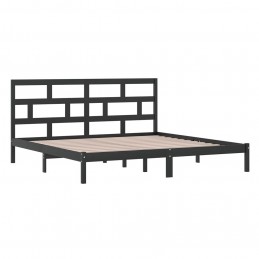 Acquista Giroletto Nero in Legno Massello di Pino 200x200 cm con riferimento GHV-3101242 della ditta GARDENHOME