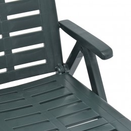 Acquista Lettino Prendisole Pieghevole in Plastica Verde con riferimento GHV-48755 della ditta GARDENHOME