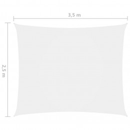 Acquista Parasole a Vela Oxford Rettangolare 2,5x3,5 m Bianco con riferimento GHV-135261 della ditta GARDENHOME