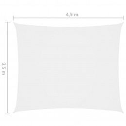 Acquista Parasole a Vela in Tessuto Oxford Rettangolare 3,5x4,5m Bianco con riferimento GHV-135269 della ditta GARDENHOME
