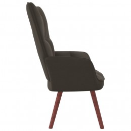 Acquista Sedia Relax Grigio Scuro in Velluto con riferimento GHV-328052 della ditta GARDENHOME