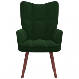 Acquista Poltrona Relax Verde Scuro in Velluto con riferimento GHV-328053 della ditta GARDENHOME