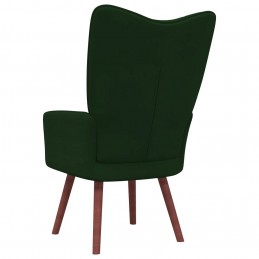 Acquista Poltrona Relax Verde Scuro in Velluto con riferimento GHV-328053 della ditta GARDENHOME