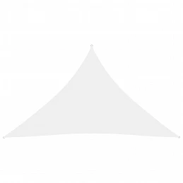 Acquista Parasole a Vela in Tessuto Oxford Triangolare 4x4x5,8m Bianco con riferimento GHV-135287 della ditta GARDENHOME