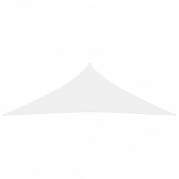 Acquista Parasole a Vela in Tessuto Oxford Triangolare 4x4x5,8m Bianco con riferimento GHV-135287 della ditta GARDENHOME