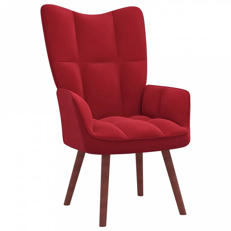 Acquista Poltrona Relax Rosso Vino in Velluto con riferimento GHV-328056 della ditta GARDENHOME