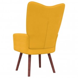 Acquista Poltrona Relax Giallo Senape in Velluto con riferimento GHV-328058 della ditta GARDENHOME