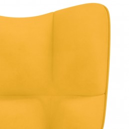 Acquista Poltrona Relax Giallo Senape in Velluto con riferimento GHV-328058 della ditta GARDENHOME