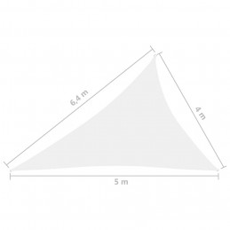 Acquista Parasole a Vela Oxford Triangolare 4x5x6,4 m Bianco con riferimento GHV-135294 della ditta GARDENHOME