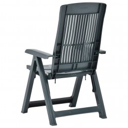 Acquista Sedie Reclinabili da Giardino 2 pz in Plastica Verde con riferimento GHV-48767 della ditta GARDENHOME