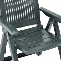 Acquista Sedie Reclinabili da Giardino 2 pz in Plastica Verde con riferimento GHV-48767 della ditta GARDENHOME