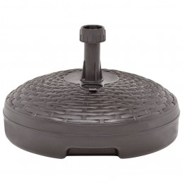 Acquista Base Ombrellone per Sabbia/Acqua 20L Marrone Rattan in Plastica con riferimento GHV-48770 della ditta GARDENHOME