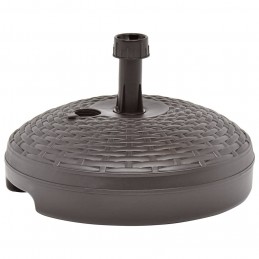 Acquista Base Ombrellone per Sabbia/Acqua 20L Marrone Rattan in Plastica con riferimento GHV-48770 della ditta GARDENHOME