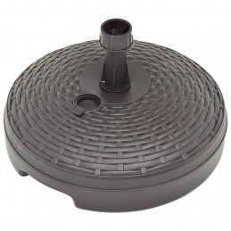 Acquista Base Ombrellone per Sabbia/Acqua 20L Marrone Rattan in Plastica con riferimento GHV-48770 della ditta GARDENHOME