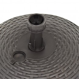 Acquista Base Ombrellone per Sabbia/Acqua 20L Marrone Rattan in Plastica con riferimento GHV-48770 della ditta GARDENHOME