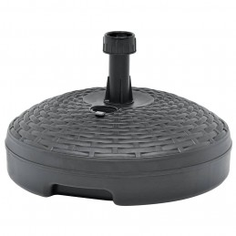Acquista Base Ombrellone Sabbia/Acqua 20L Antracite Rattan in Plastica con riferimento GHV-48771 della ditta GARDENHOME