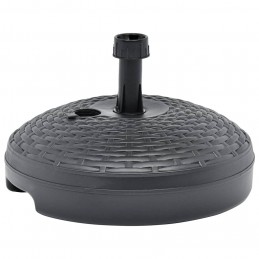 Acquista Base Ombrellone Sabbia/Acqua 20L Antracite Rattan in Plastica con riferimento GHV-48771 della ditta GARDENHOME