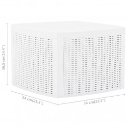 Acquista Tavolino Bianco 54x54x36,5 cm in Plastica con riferimento GHV-48774 della ditta GARDENHOME