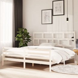 Acquista Giroletto Bianco in Legno Massello di Pino 200x200 cm con riferimento GHV-3101304 della ditta GARDENHOME